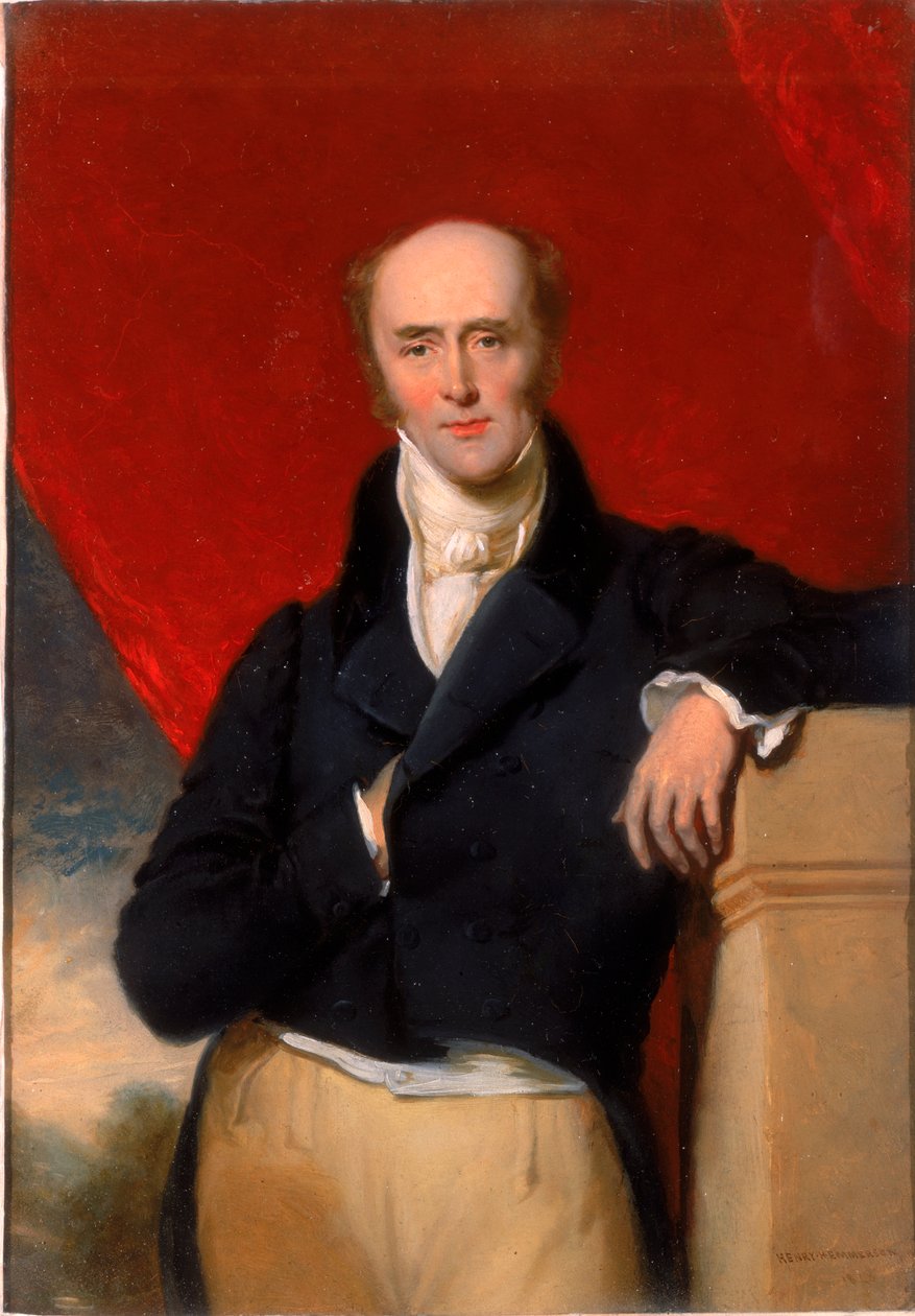 Portrett av den høyre ærede Earl Grey K.G., 1848 av Henry Hetherington Emmerson