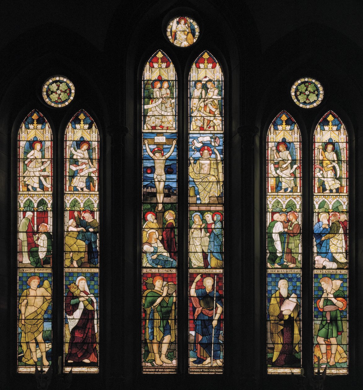 East Window, 1879 (farget glass) av Henry Holiday