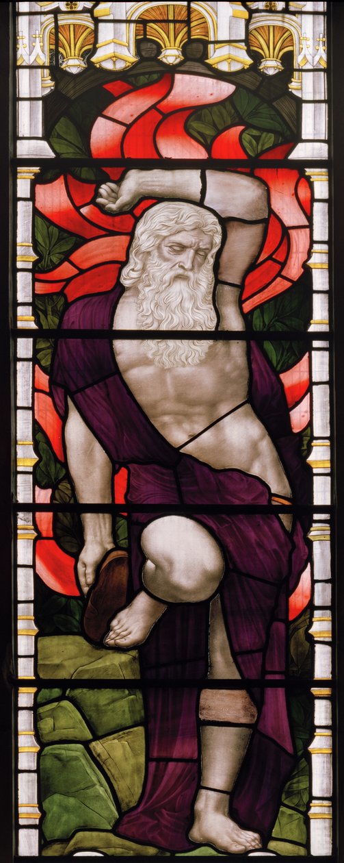 Evesham, All Saints, James Powell & Sons, Henry Holiday, Moses, 1882 av Henry Holiday