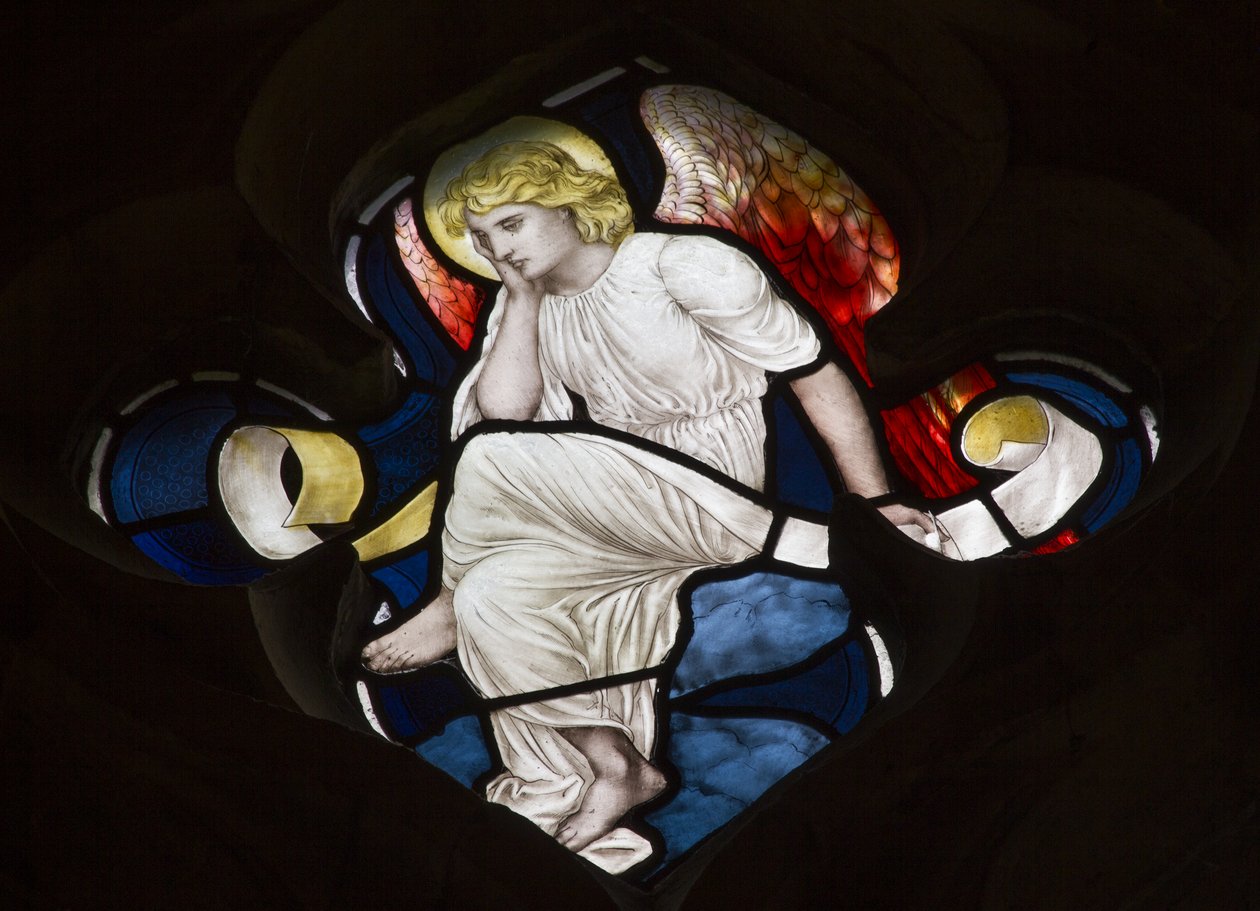 Quatrefoil Tracery Angel, 1882 av Henry Holiday
