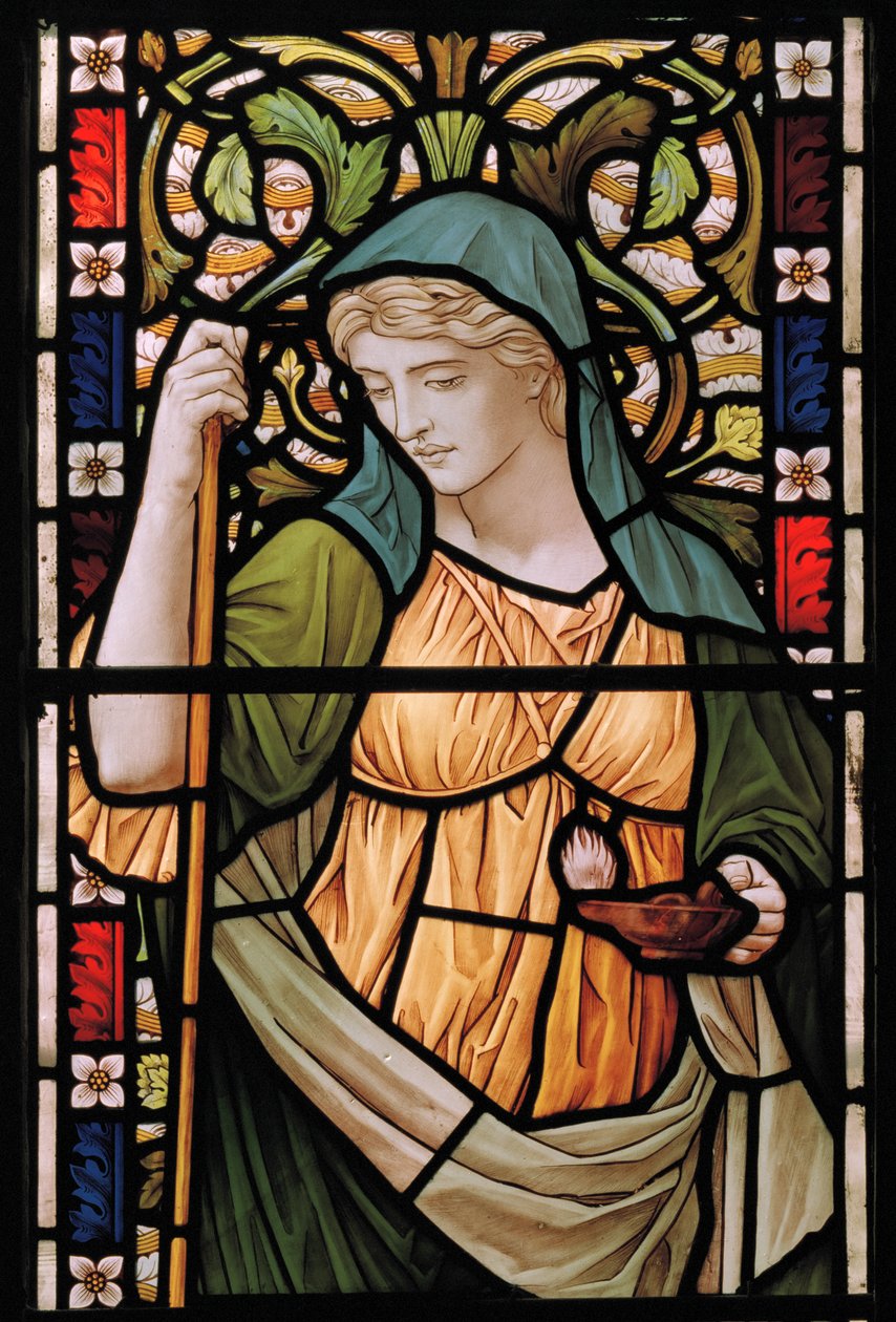 Seek & Ye Shall Find, 1888 (farget glass) av Henry Holiday