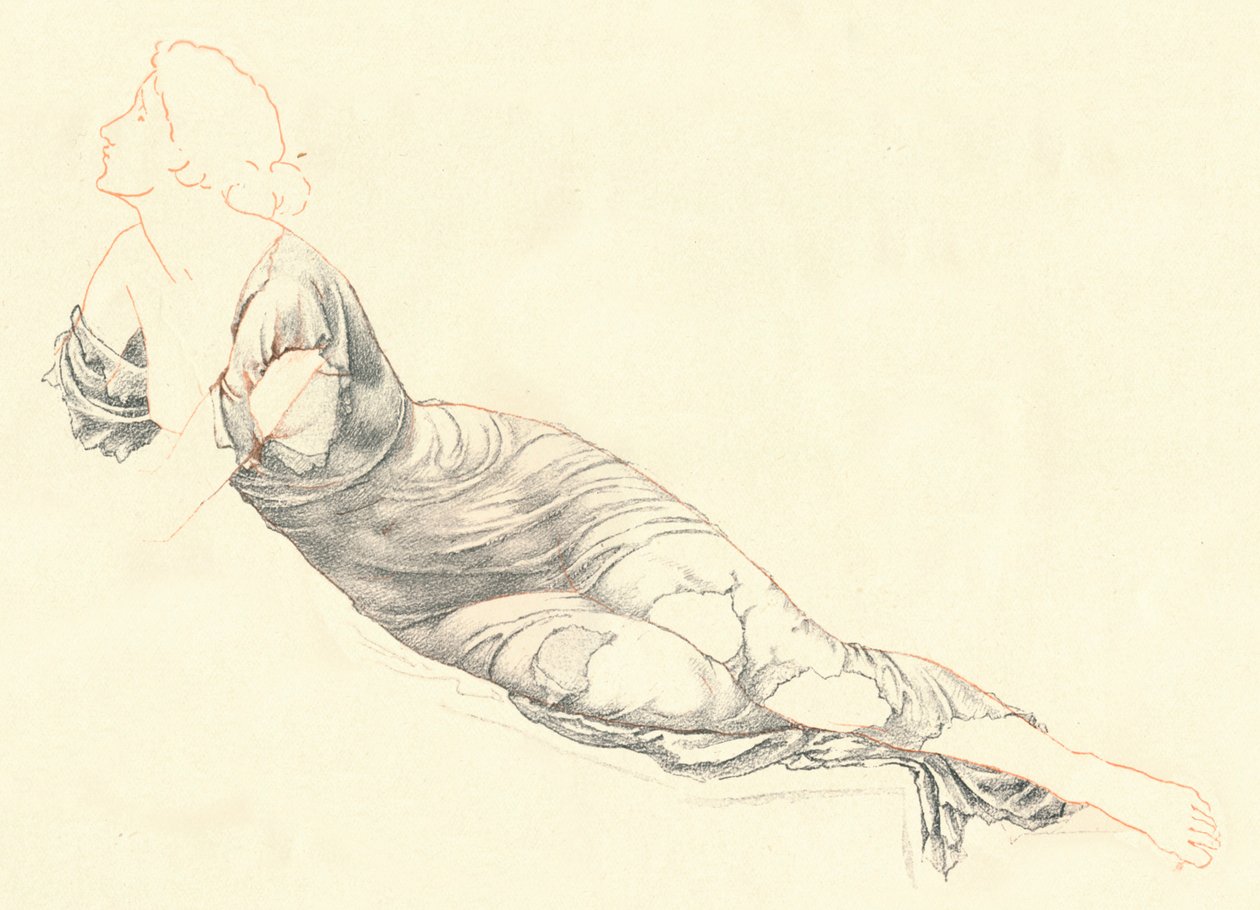 Studer i Drapery, c1900 av Henry Holiday