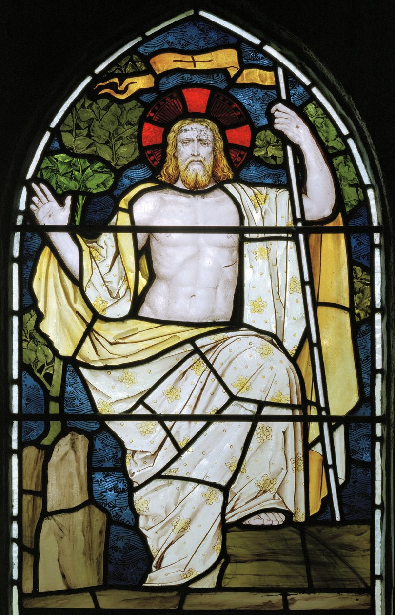 Den oppstandne Kristus, ca. 1875 av Henry Holiday