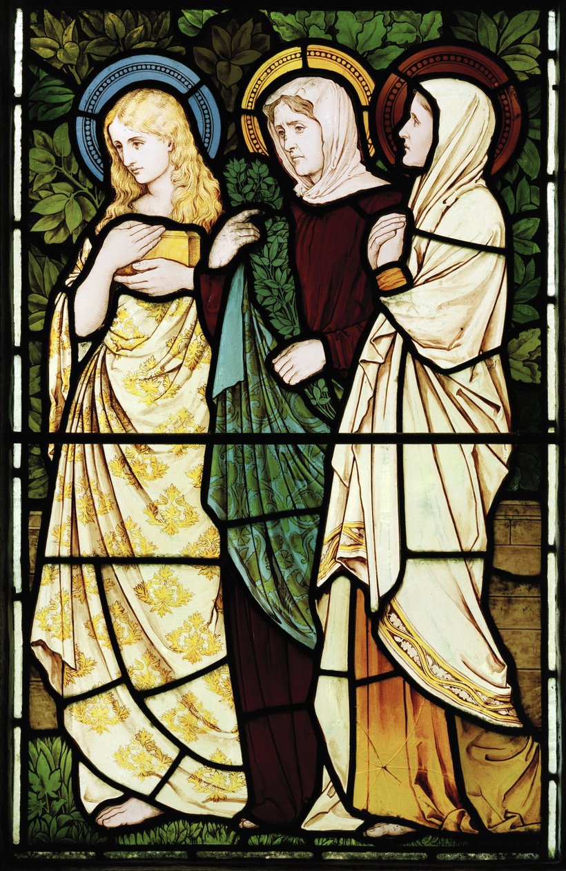 The Three Marys, 1874 (farget glass) av Henry Holiday