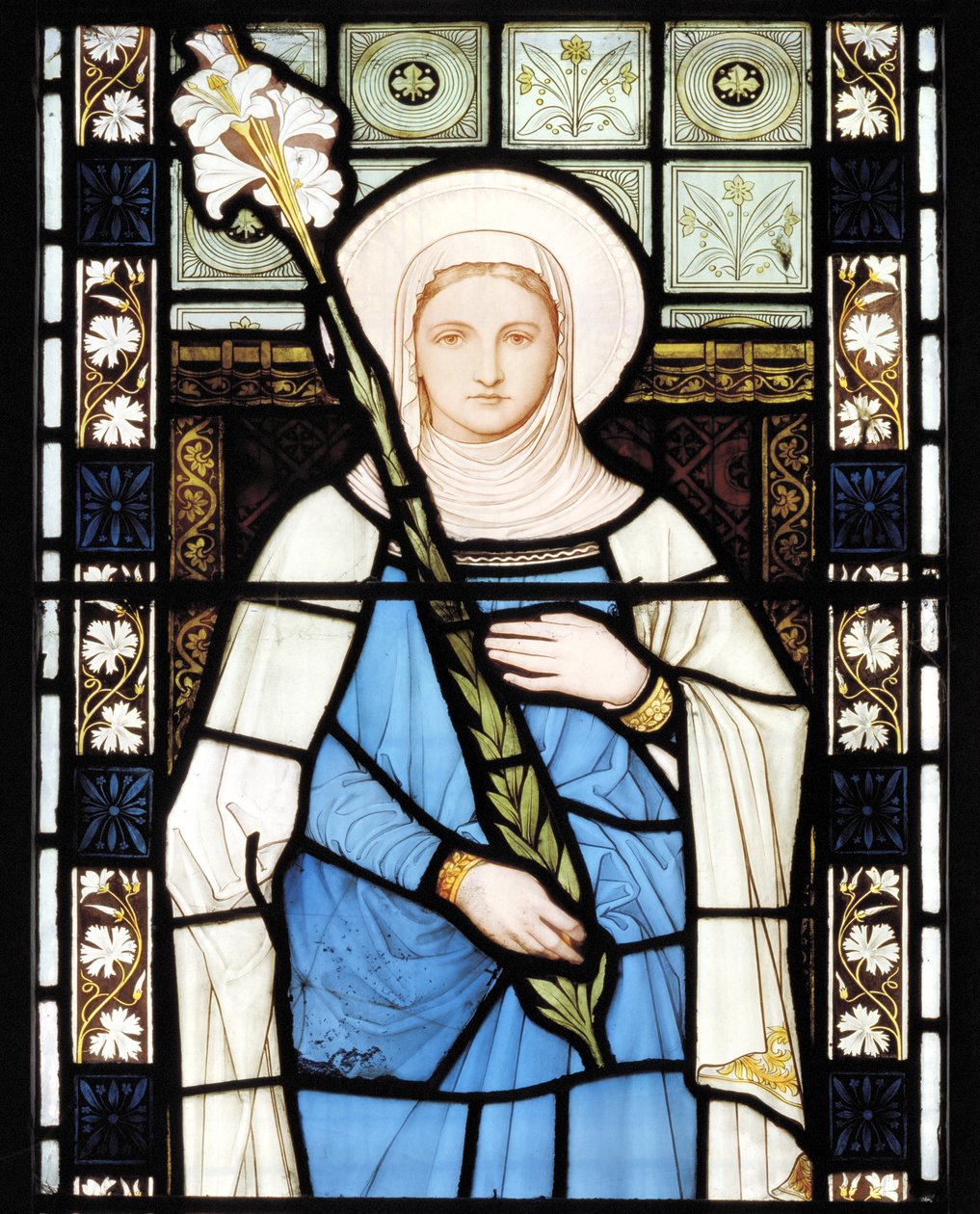 Jomfru Maria, ca. 1872 av Henry Holiday