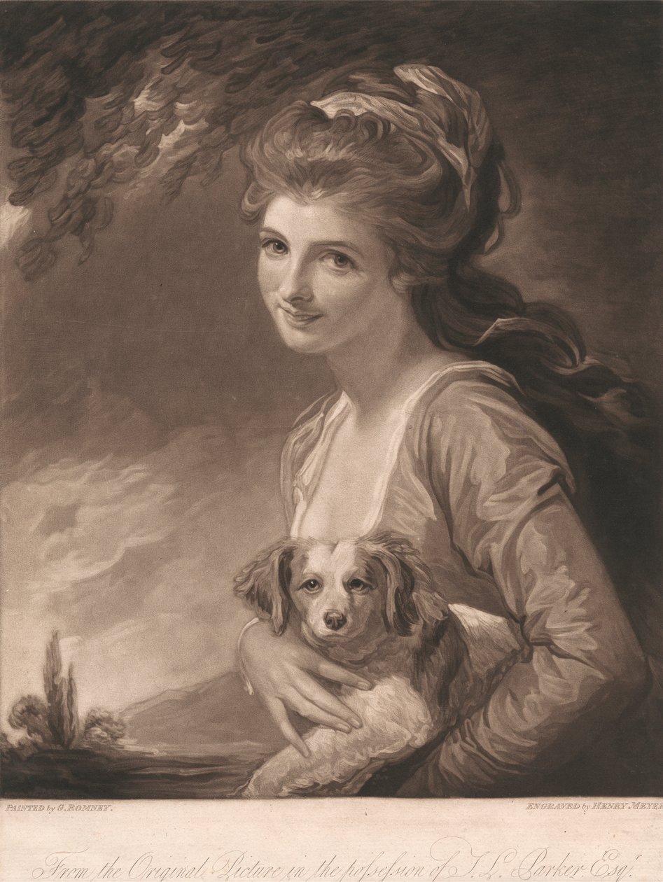 Lady Hamilton som naturen av Henry Hoppner Meyer
