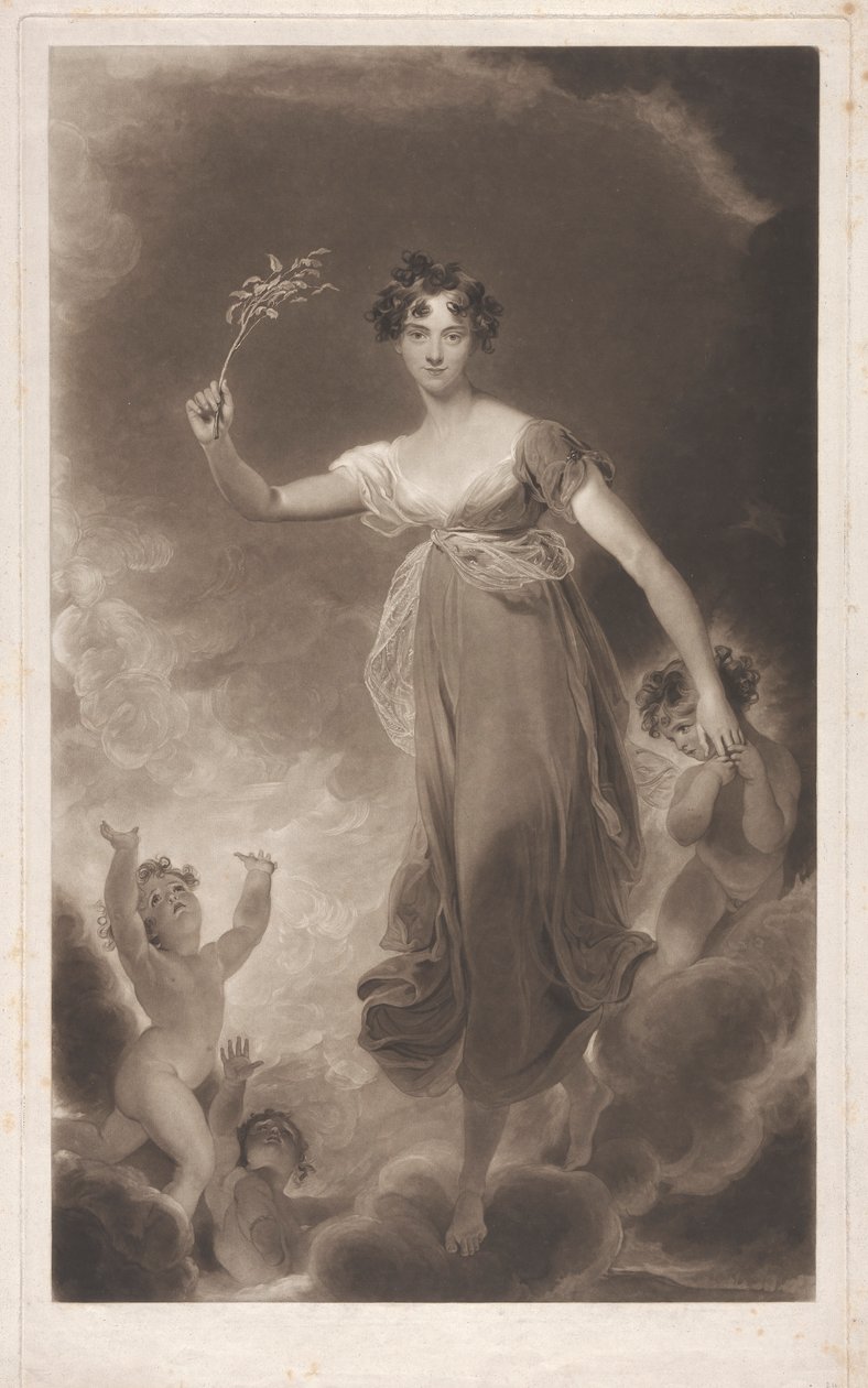 Lady Leicester som Hope av Henry Hoppner Meyer