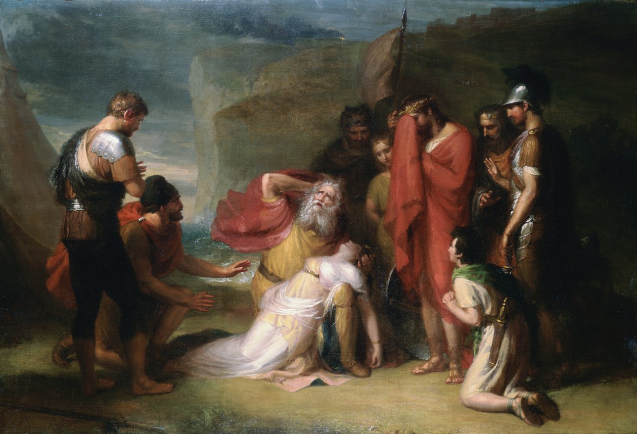 Lear og Cordelia, ca. 1820 av Henry Howard