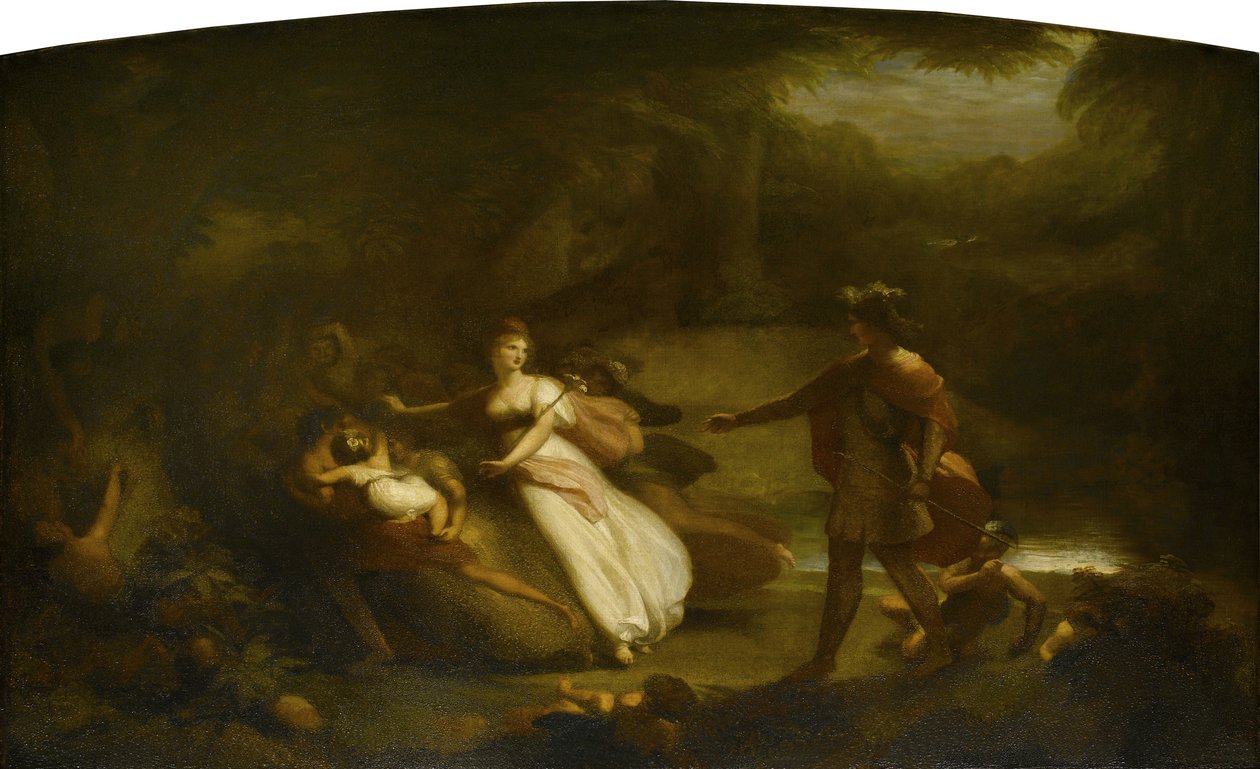 The Contention of Oberon and Titania for the Indian Boy, fra William Shakespeares 
