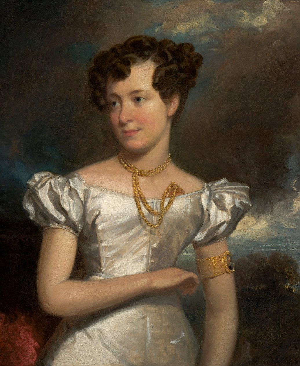 Portrett av Clara Fisher av Henry Inman