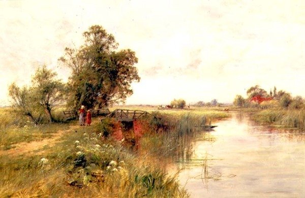 På Themsen nær Wallingford av Henry John Kinnaird
