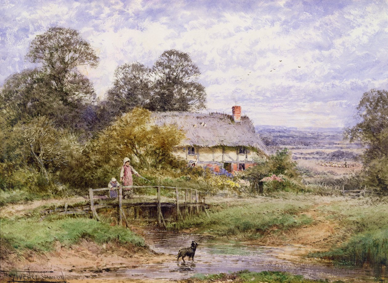 Henter (akvarell) av Henry John Sylvester Stannard