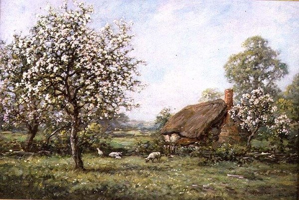 Hytte om våren av Henry John Yeend King