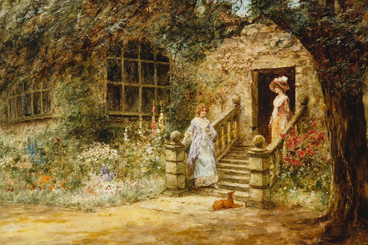 Elegant samtale, av Henry John Yeend King