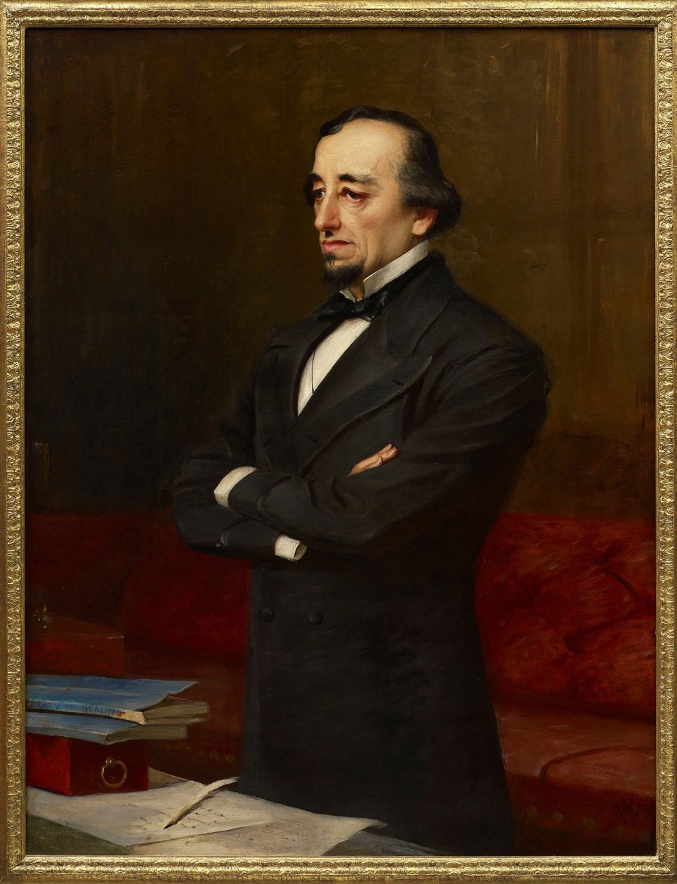 Realisme: Portrett av Benjamin Disraeli av Henry Jr. Weigall