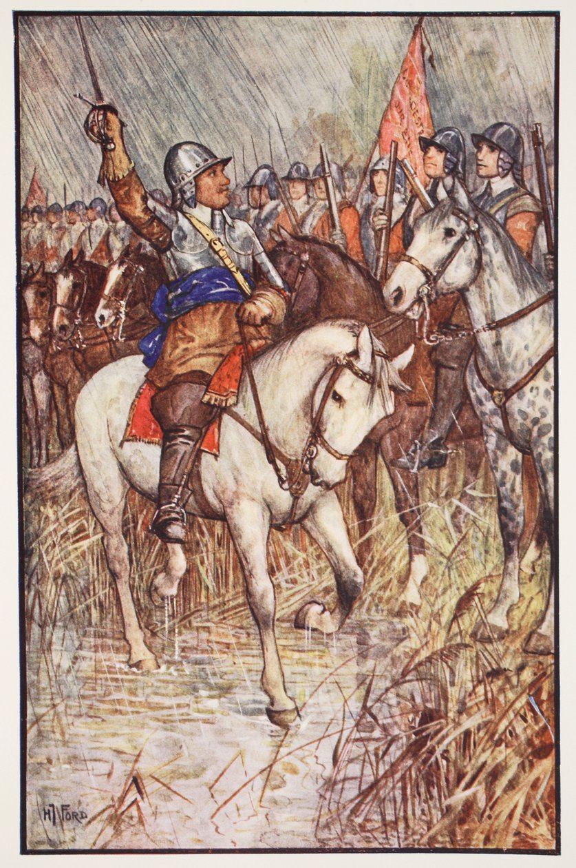 Cromwell and his Ironsides, illustrasjon fra 