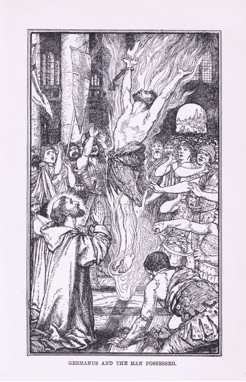 Germanus og den besatte mannen, 1912 av Henry Justice Ford