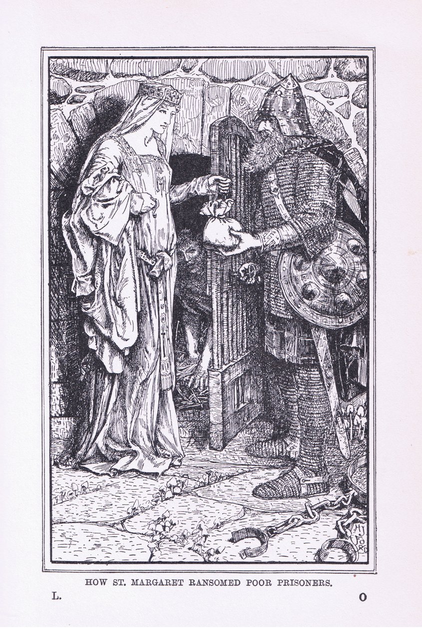Hvordan St. Margaret løste fattige fanger, 1912 av Henry Justice Ford