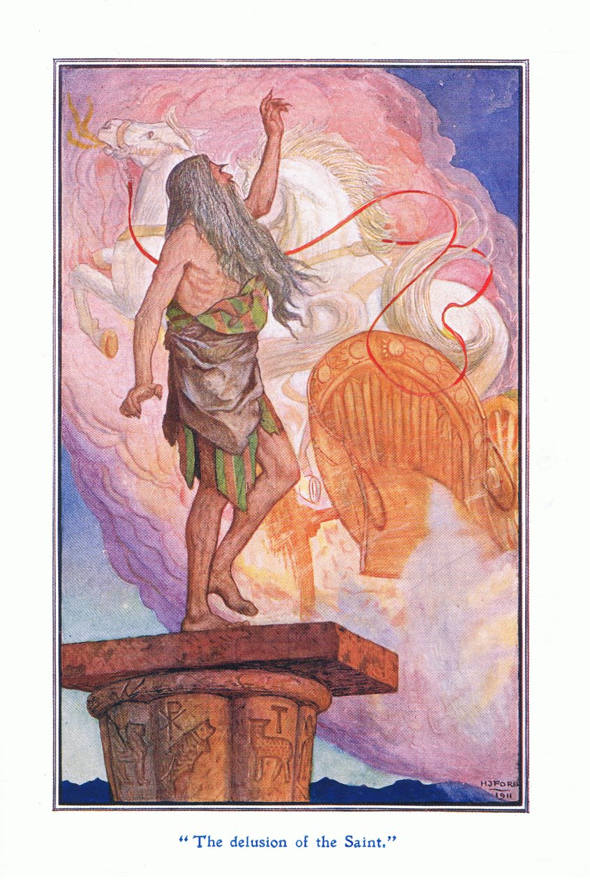 Helgenens vrangforestilling, 1912 av Henry Justice Ford
