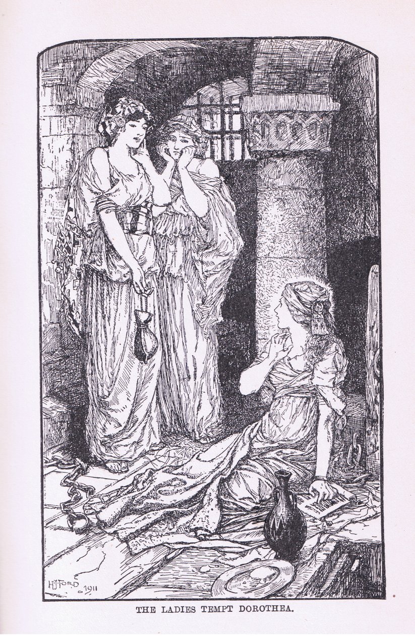 Damene frister Dorethea, 1912 av Henry Justice Ford