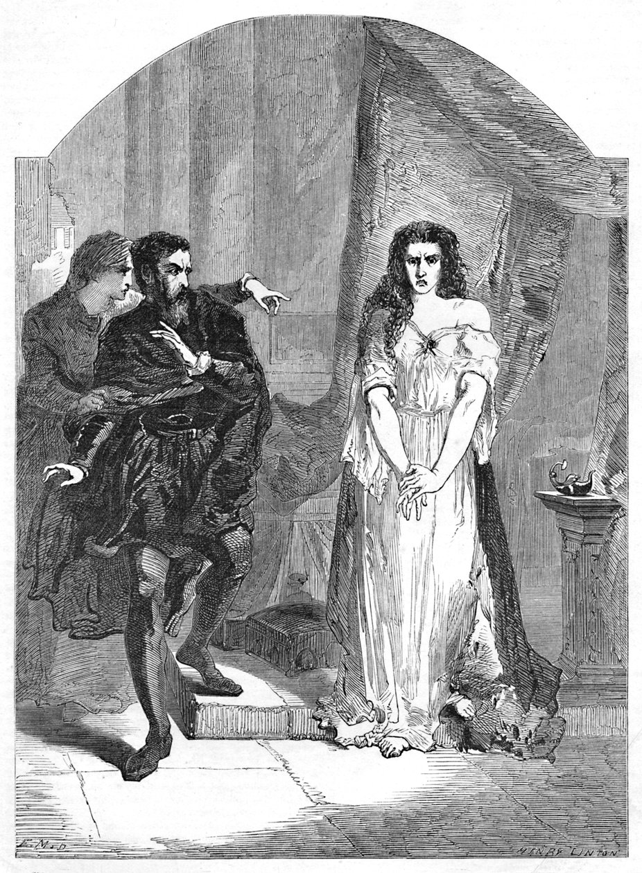 Macbeth Act V. Scene I, c1870 av Henry Linton