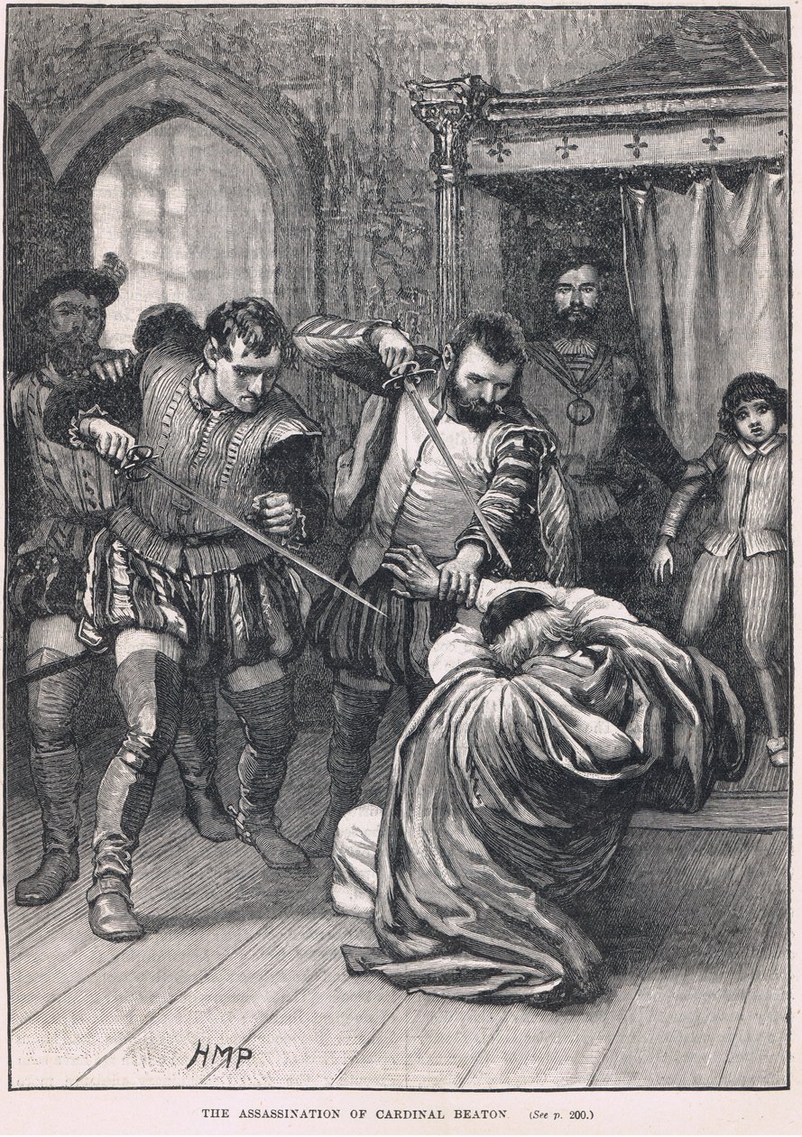 Attentatet på kardinal Beaton 1546 av Henry Marriott Paget