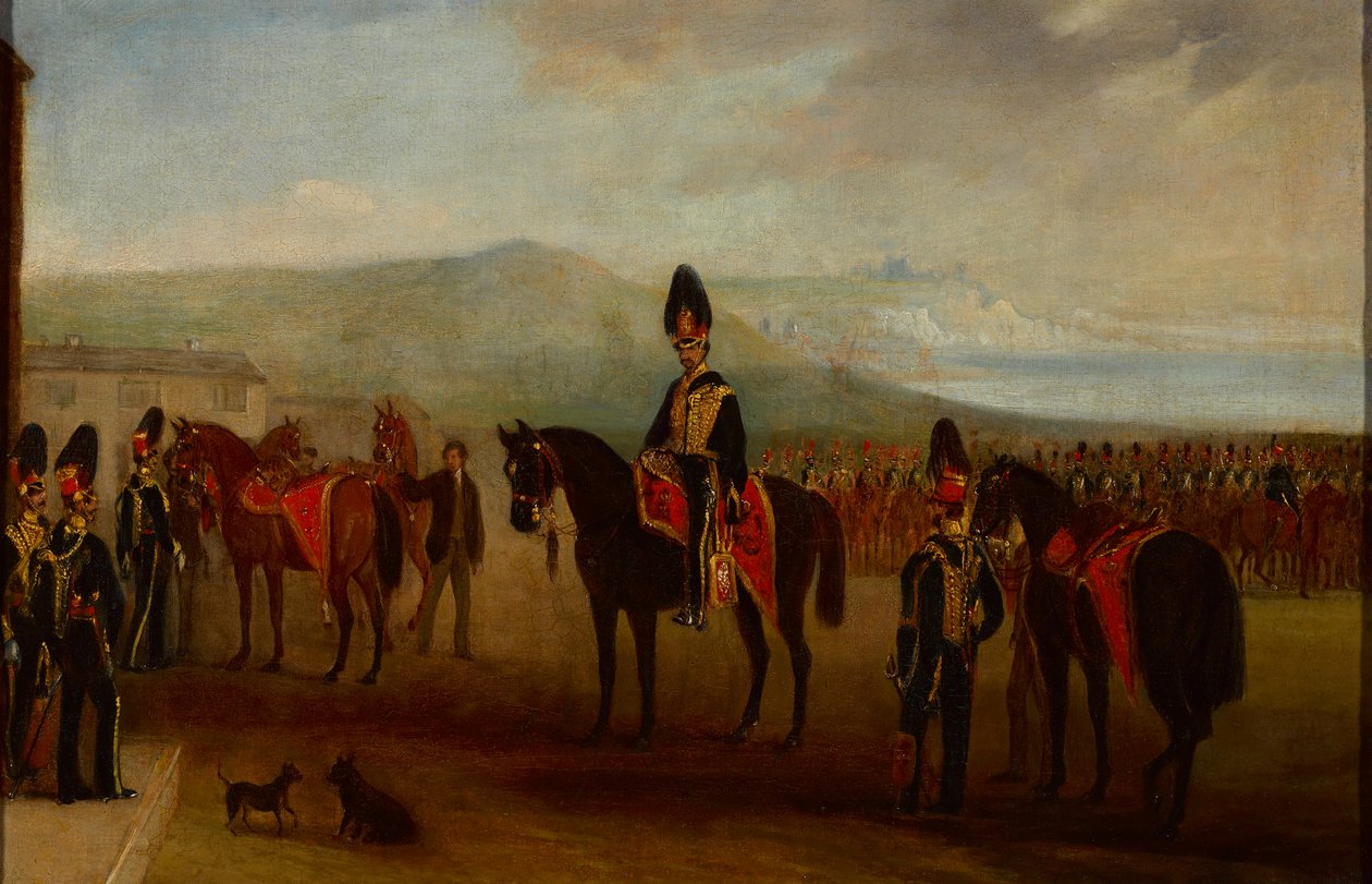 15. Kongens husarer utarbeidet i revisjonsrekkefølge, 1837 ca av Henry Martens