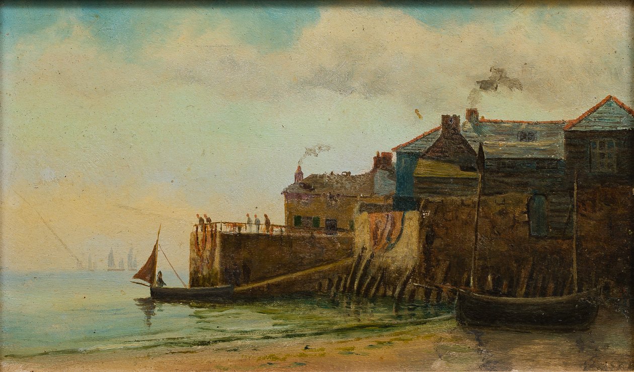 Keel Alley, Newlyn av Henry Martin