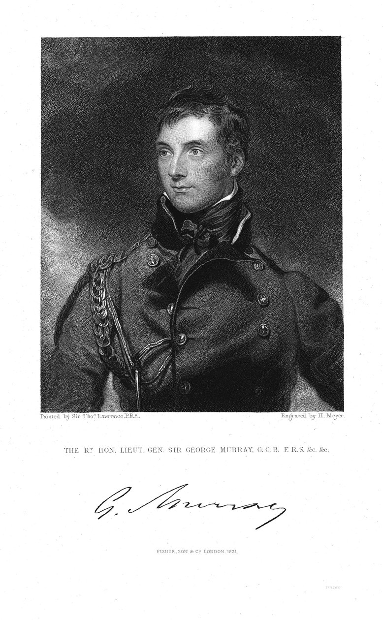 George Murray 1772-1846, skotsk general og statsmann, 1831 av Henry Meyer