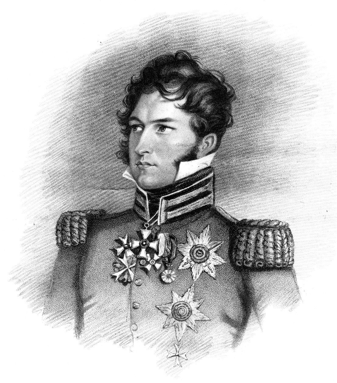 Prins Leopold George Christian Frederick av Saxe-Coburg-Saalfeld, 1816. av Henry Meyer