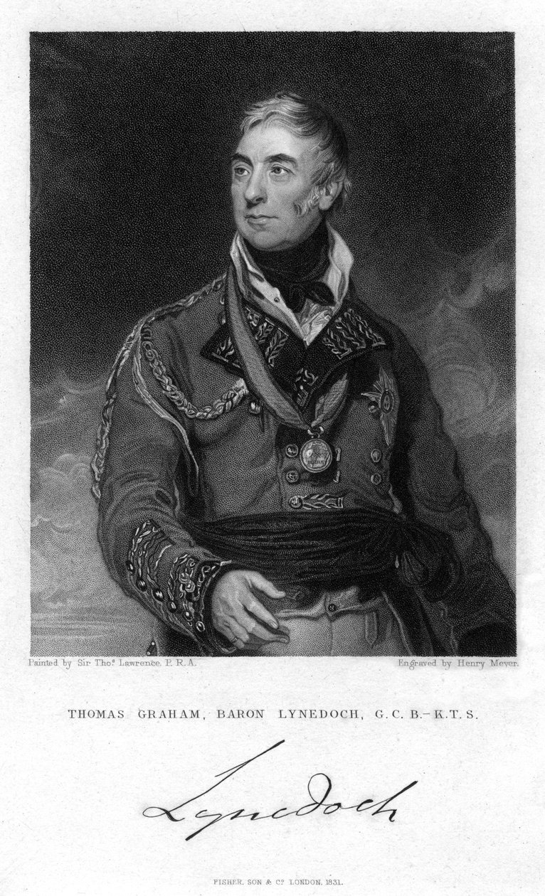 Thomas Graham, 1. Baron Lynedoch, skotsk politiker og soldat, 1831 av Henry Meyer