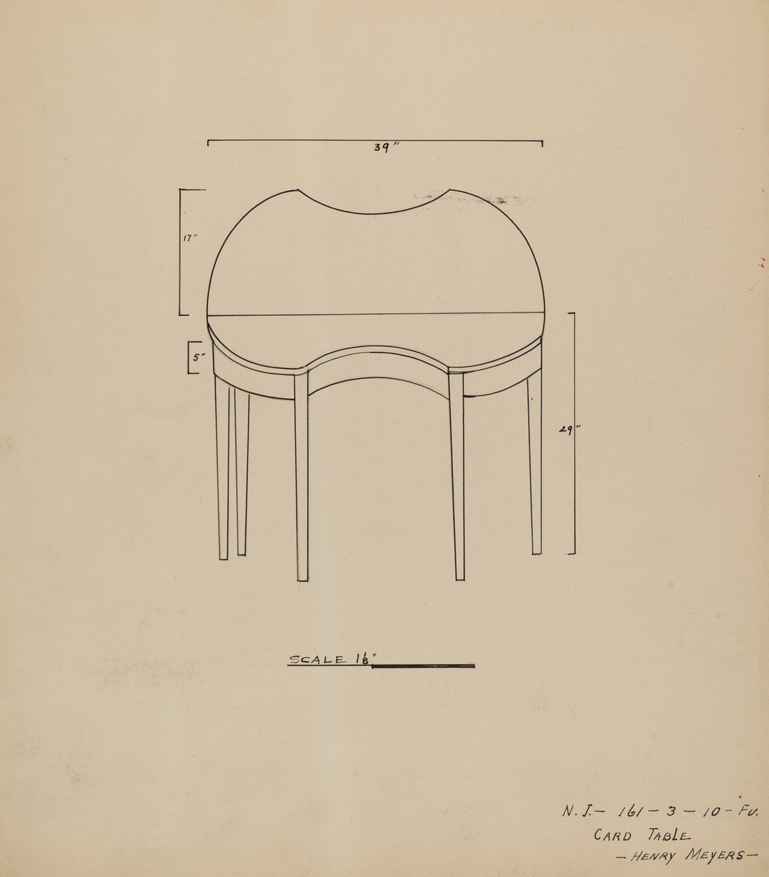 Kortbord av Henry Meyers