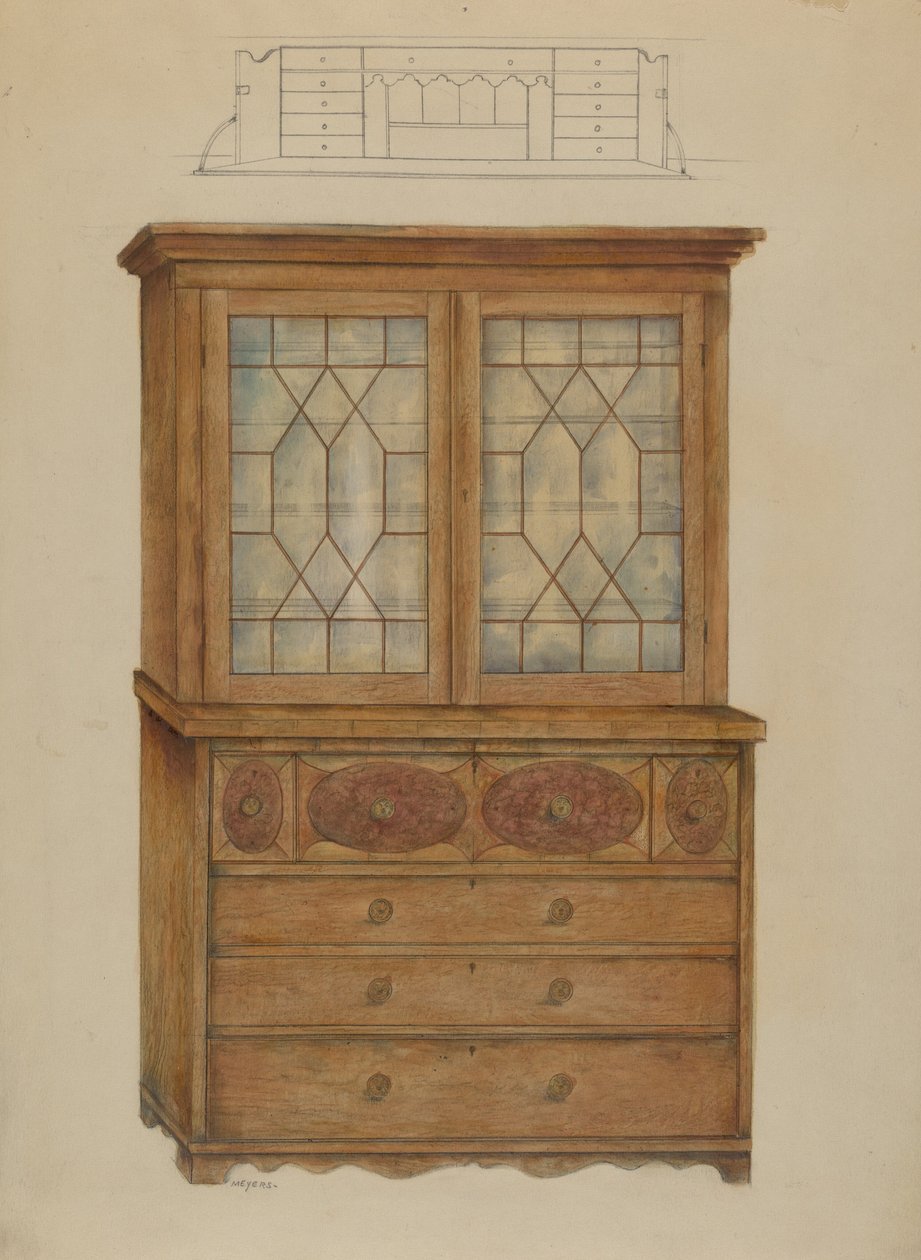 Skrivebord av Henry Meyers