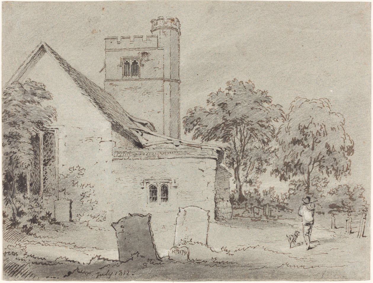 Aldenham Church, Hertfordshire av Henry Monro