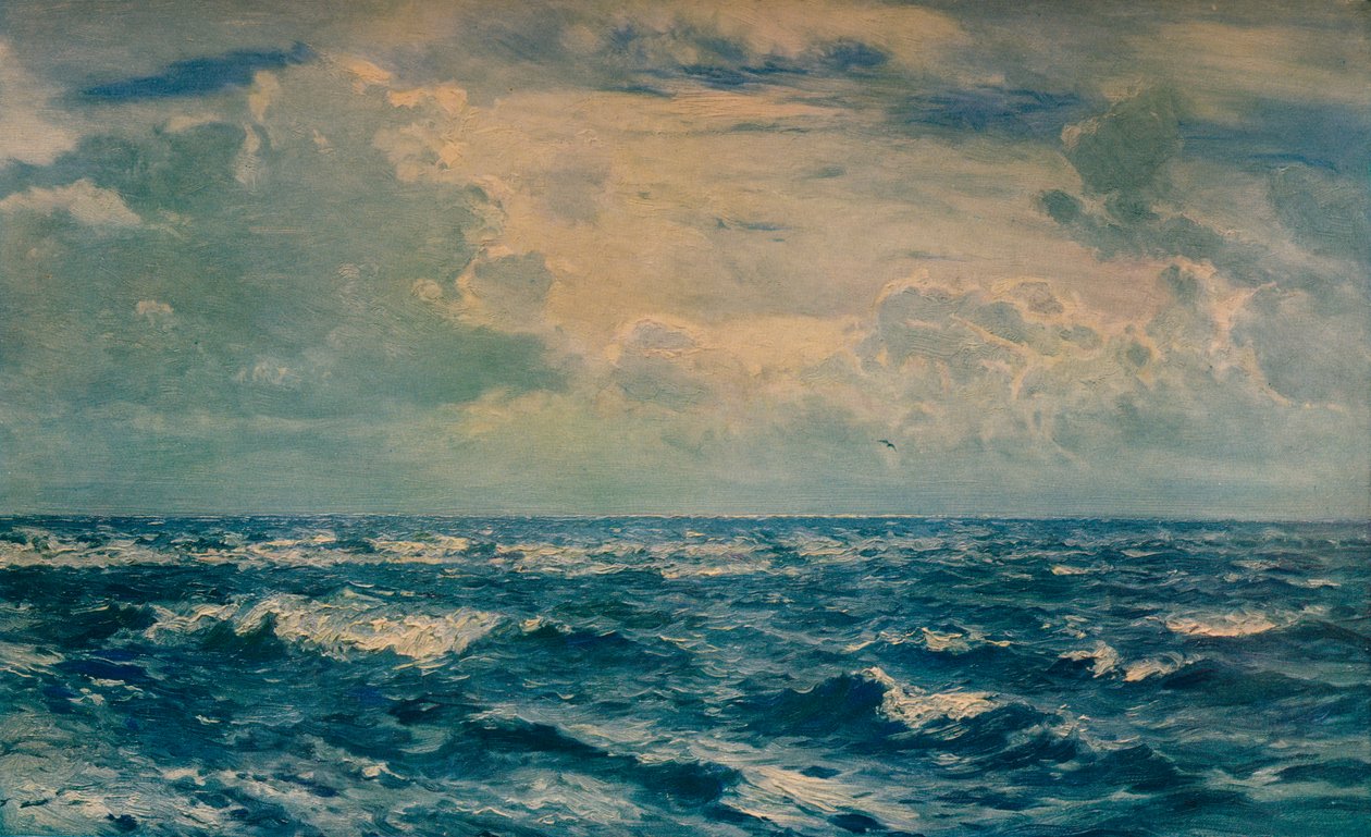 A Silvery Day West of the Needles, Isle of Wight, 1932 av Henry Moore