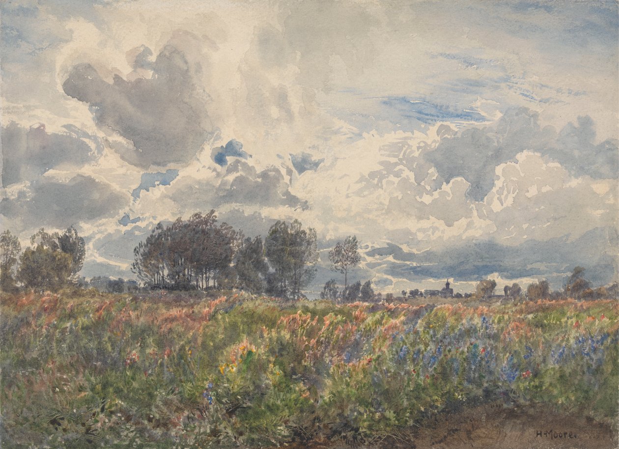 Regnfull juni, Picardie av Henry Moore
