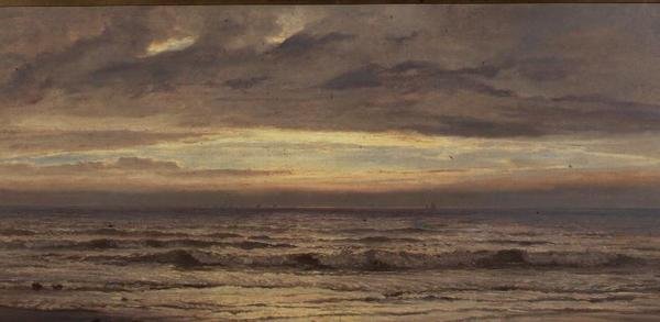 Strandkanten, kveld av Henry Moore