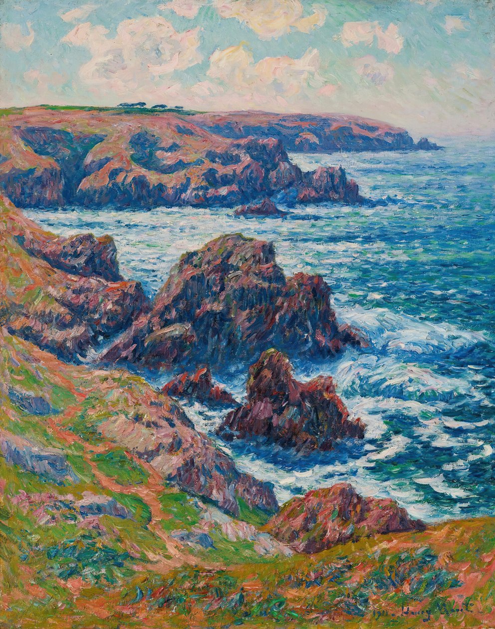 Landet Cléden, Point de Raz, Finistère, 1911. av Henry Moret