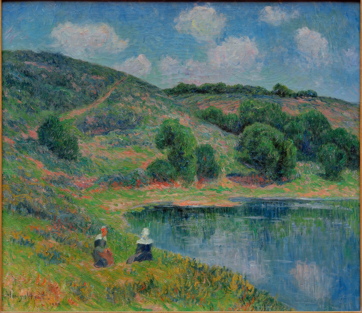 Lande de Saint-Guinole nær Pont-Aven av Henry Moret