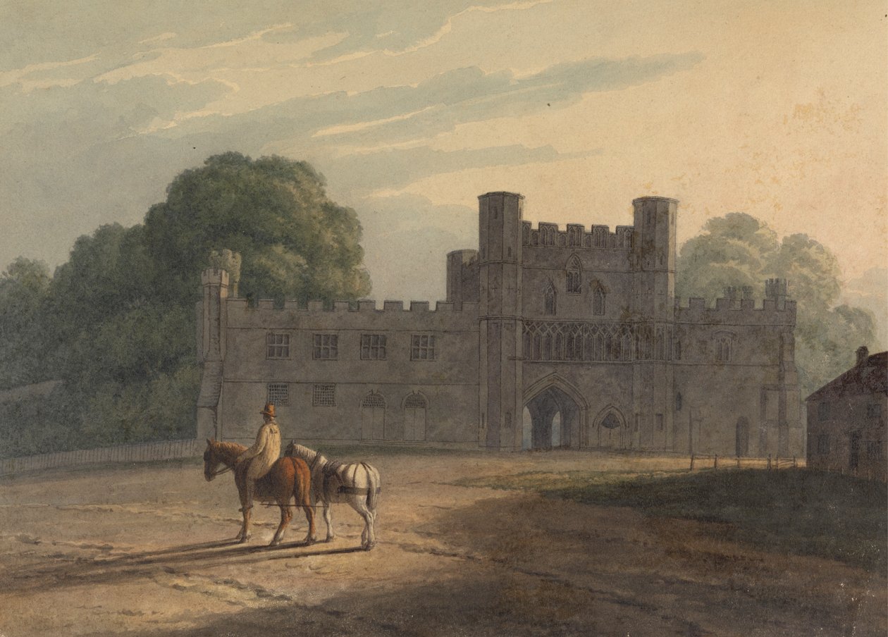 Inngangsporten til Battle Abbey av Henry Morton