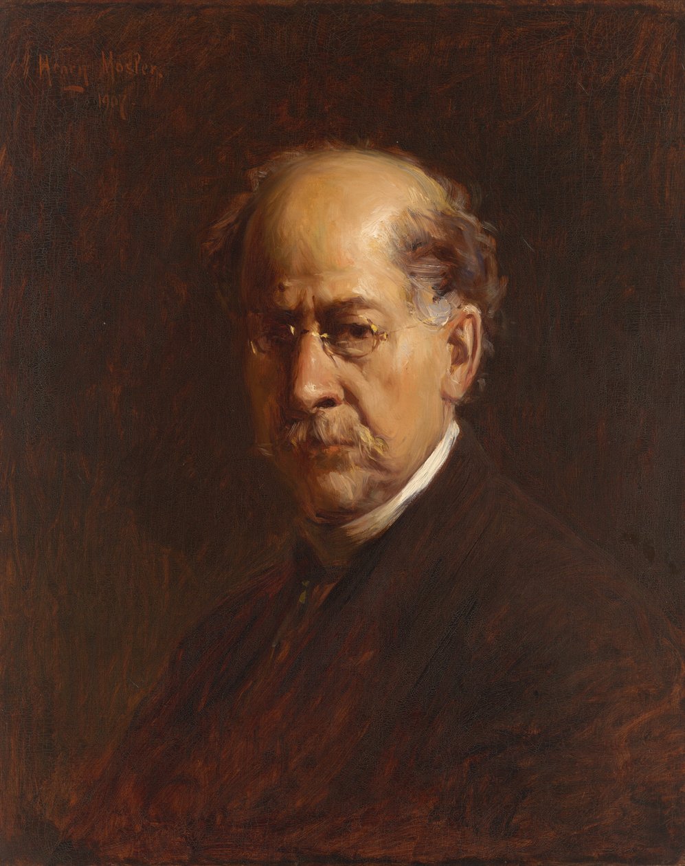 Henry Mosler selvportrett, 1907. av Henry Mosler