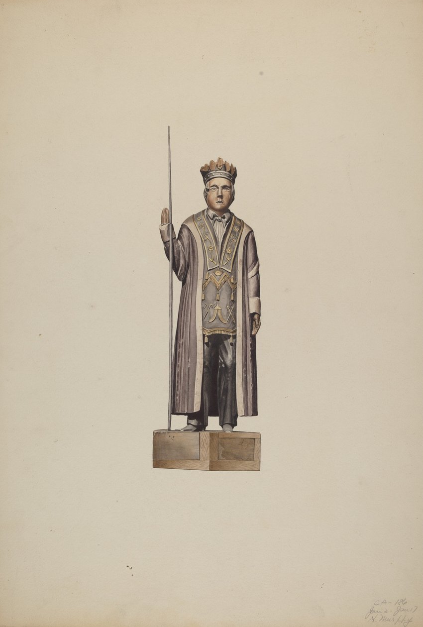 Minnefigur av Henry Murphy