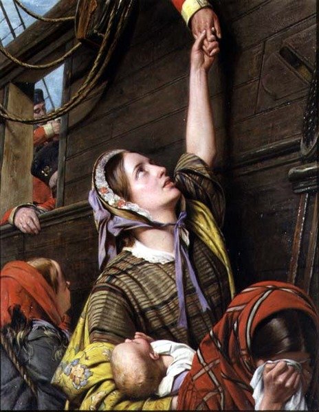 Østover Ho!, 1857 av Henry Nelson ONeil