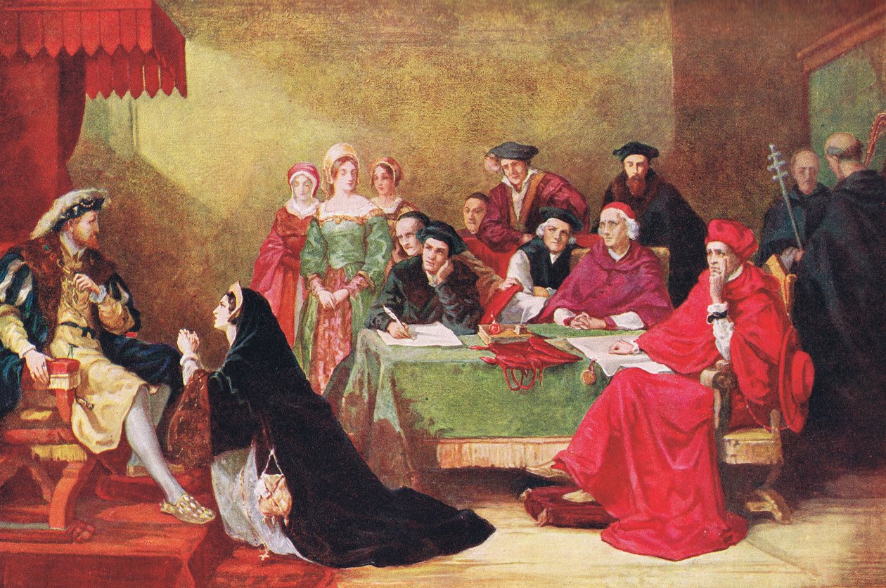 The Trial of Queen Catherine, illustrasjon fra 