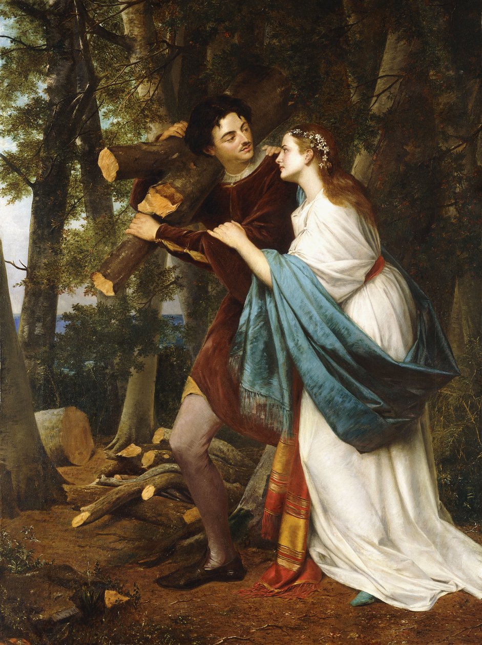 Woodland Lovers, av Henry Nelson ONeil