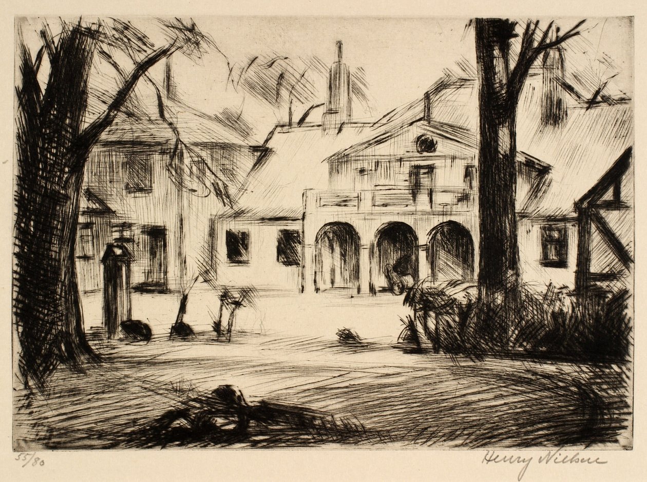 Gamle hus av Henry Nielsen