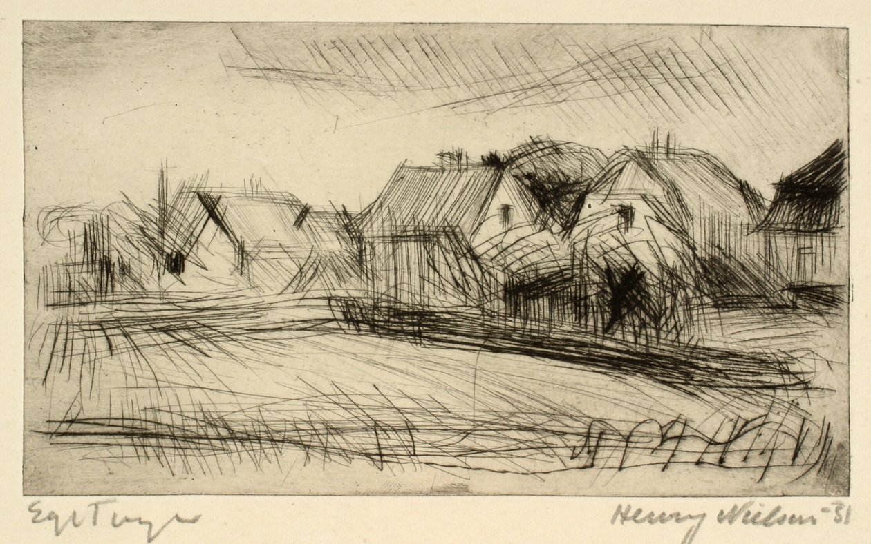 Hus med hager av Henry Nielsen