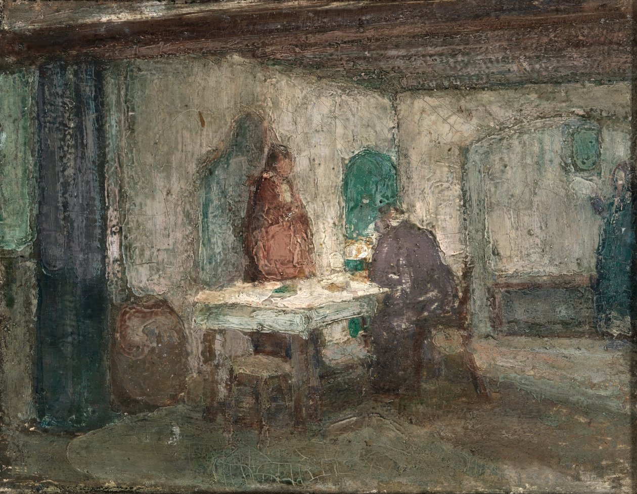 Og han forsvant ut av deres syn, ca. 1898. av Henry Ossawa Tanner