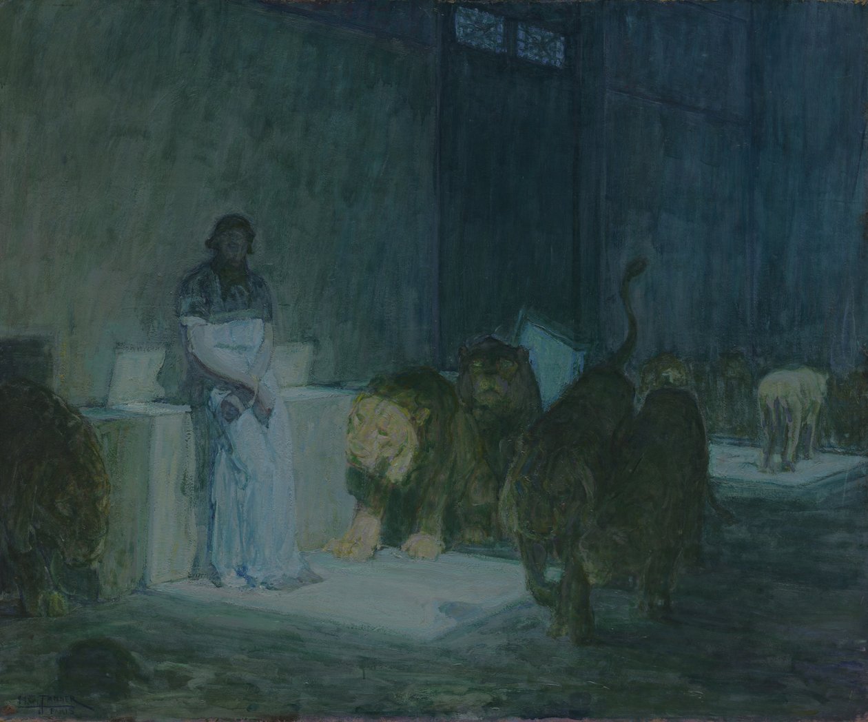 Daniel i løvehulen av Henry Ossawa Tanner