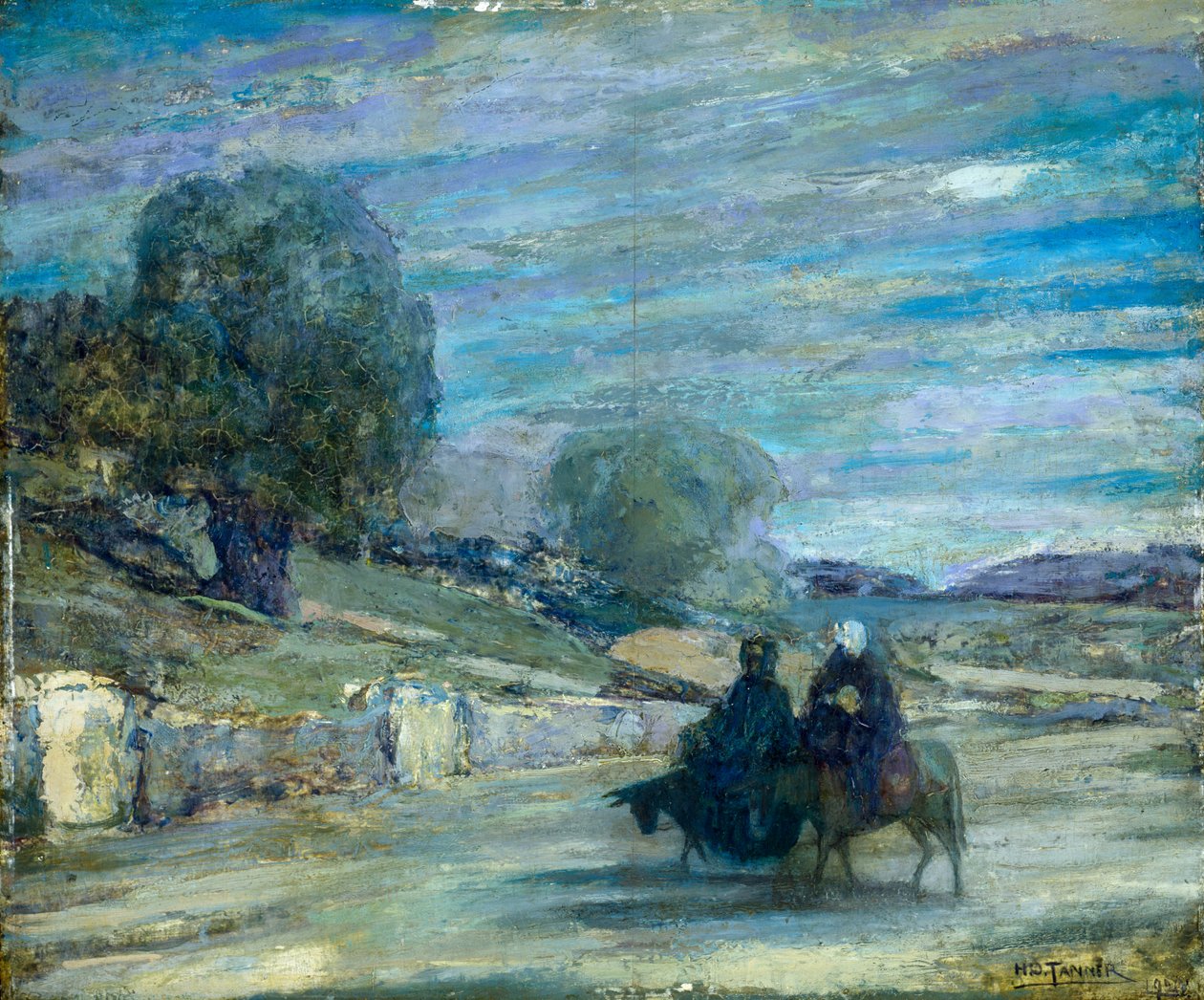 Fly til Egypt, 1921 av Henry Ossawa Tanner